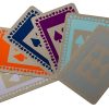Range of playing card colours available