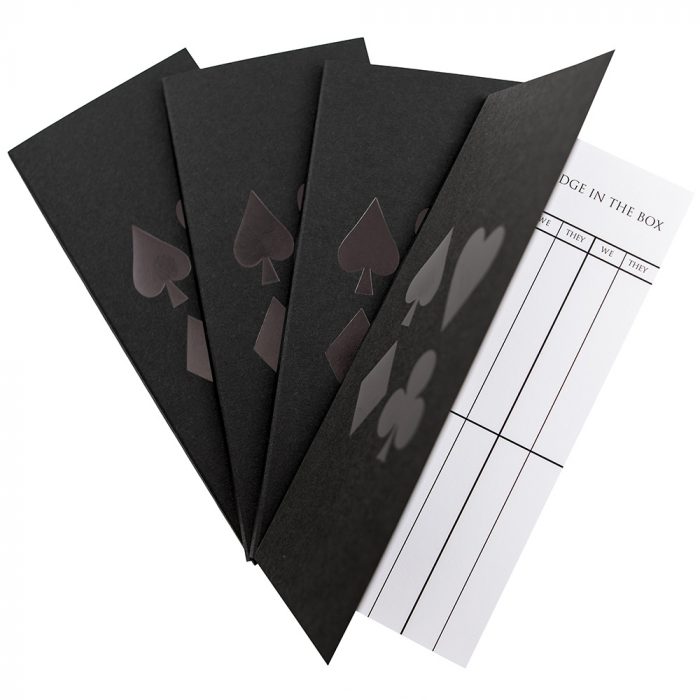 Complete Bridge Card Game set with Navy & Pale Lavender Bridge Cards